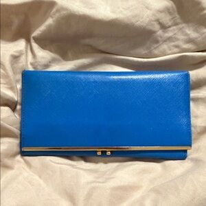Blue Ferragamo wallet